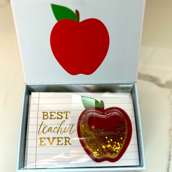 Cards Best Teacher Ever Set of 8 - Picture 3 of 4